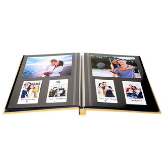 18 Yaprak Yapışkanlı Fotoğraf Makine Temalı Albüm - 24x24 cm | Manyetik Fotoğraf Albümü