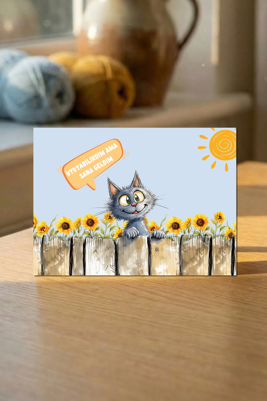 Rekbon Sana Geldim Teşekkür Kartı - Notlu Eticaret Teşekkür Kartı