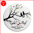 Düğün Hatırası Ağaçta Kedi Tasarımlı Açacaklı Magnet