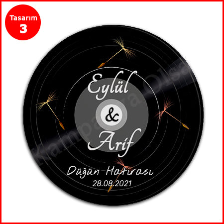 Plak Tasarımlı Açacaklı Magnet