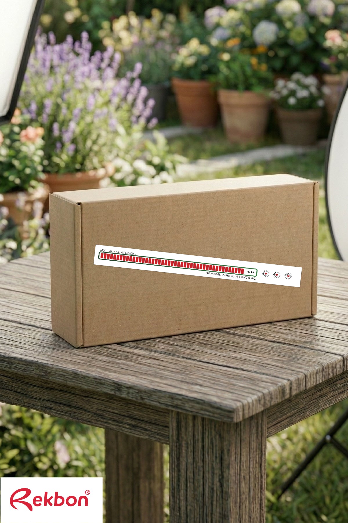 Rekbon Mutluluk Yükleniyor Etiketi /Sticker