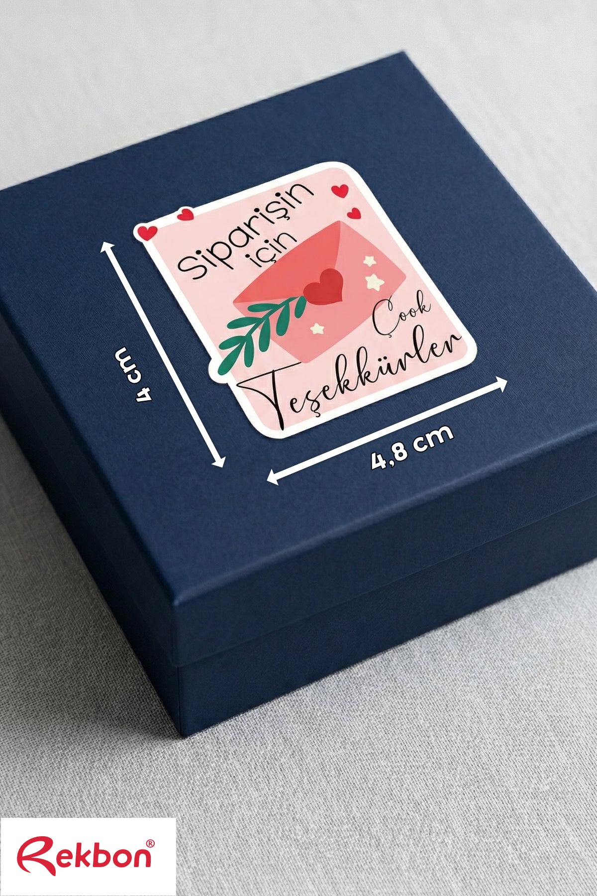 Rekbon Siparişin İçin Çok Teşekkürler Etiketi