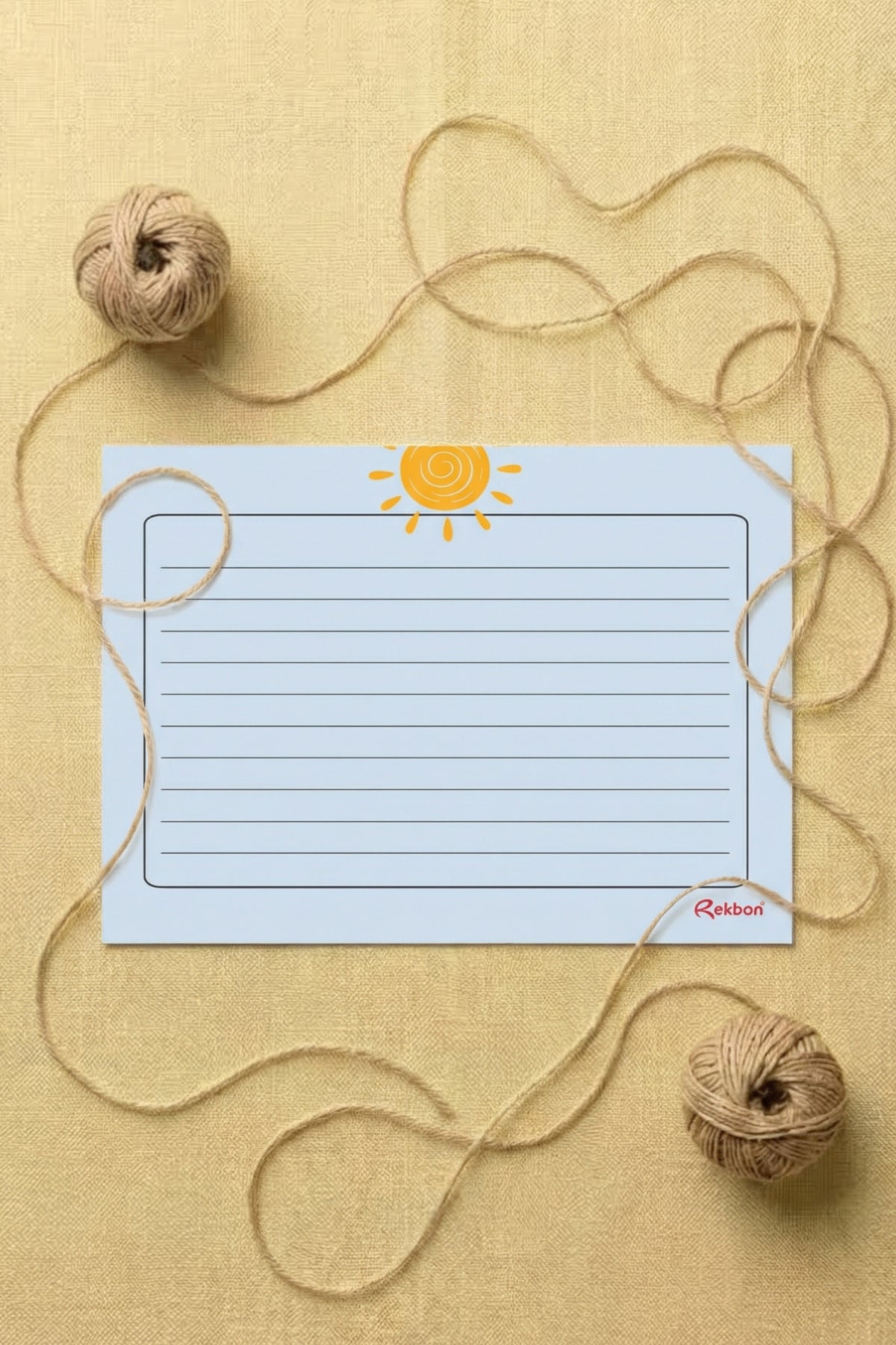 Rekbon Sana Geldim Teşekkür Kartı - Notlu Eticaret Teşekkür Kartı