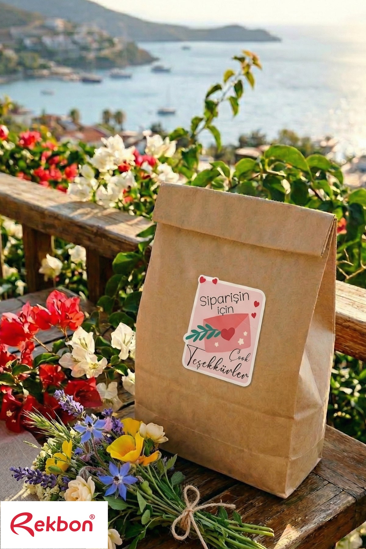 Rekbon Siparişin İçin Çok Teşekkürler Etiketi