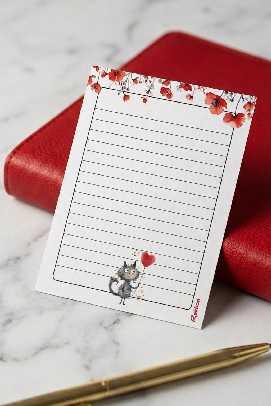 Rekbon Ben Bu Siparişe Kalbimi Koydum Teşekkür Kartı