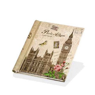 Yapışkanlı 20 Yaprak Nostaljik Fotoğraf Albüm - 24x29cm